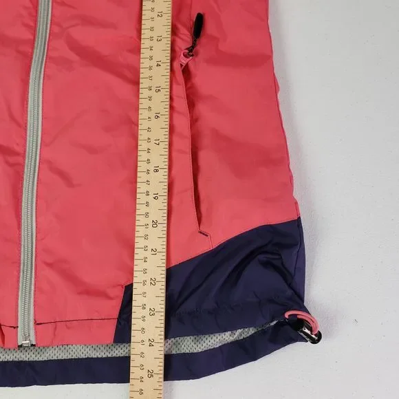 NWOT Fila Women's S Pink Purple Hooded Windbreaker Full Zip Jacket 3 Zip Pocket - Picture 9 of 11